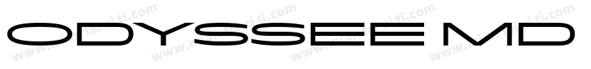 Odyssee Md ITC TT MediumItalic字体转换